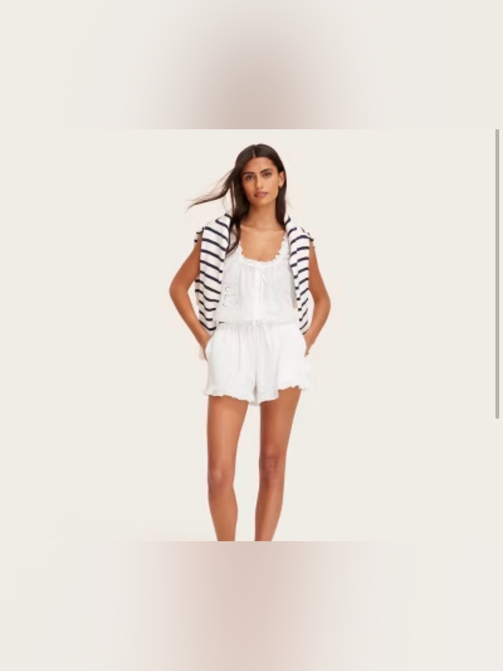 Parke x Target collaboration - Pajama set - shorts and tank eyelet
